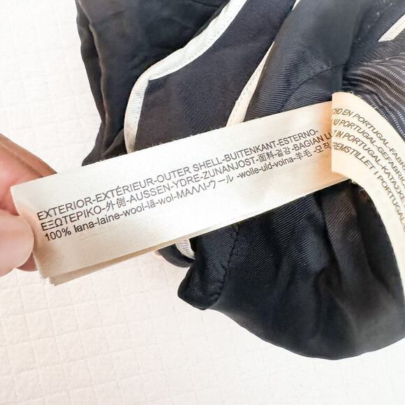 Massimo Dutti Navy Blue Wool One Button Blazer Model 6011 Size 36 - Picture 5 of 6